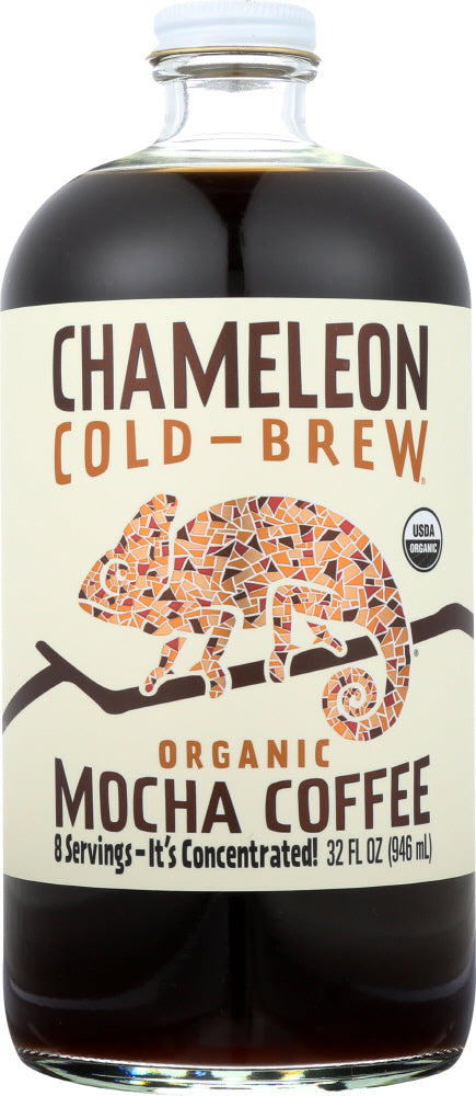 CHAMELEON COLD BREW: Organic Concentrated Coffee Mocha, 32 oz