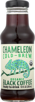 CHAMELEON COLD BREW: Organic Black Coffee, 10 oz