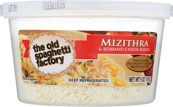 OLD SPAGHETTI: Mizithra & Romano Cheese Blend, 5 oz