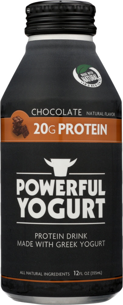 POWERFUL: Pro Drink Greek Yogurt Chocolate, 12 oz