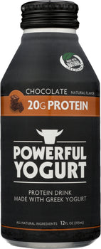 POWERFUL: Powerful Drink Greek Yogurt Chocolate, 12 oz