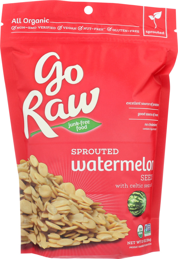 GO RAW: Seed Watermelon Sprouted, 10 oz