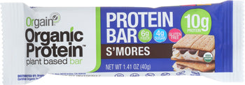 ORGAIN: Bar Protein Smores Organic, 1.4 oz