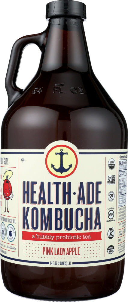 HEALTH ADE: Pink Lady Apple Growler, 64 oz