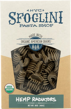 SFOGLINI: Organic Hemp Radiators Pasta, 16 oz