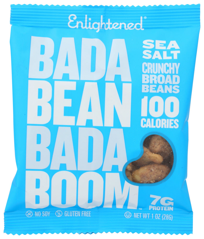 ENLIGHTENED: Sea Salt Crunchy Broad Beans, 1 oz