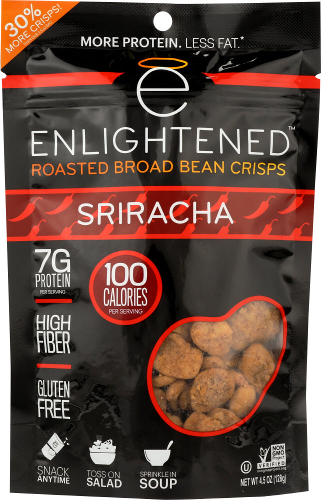 ENLIGHTENED: Bean Crisp Sriracha, 4.5 oz