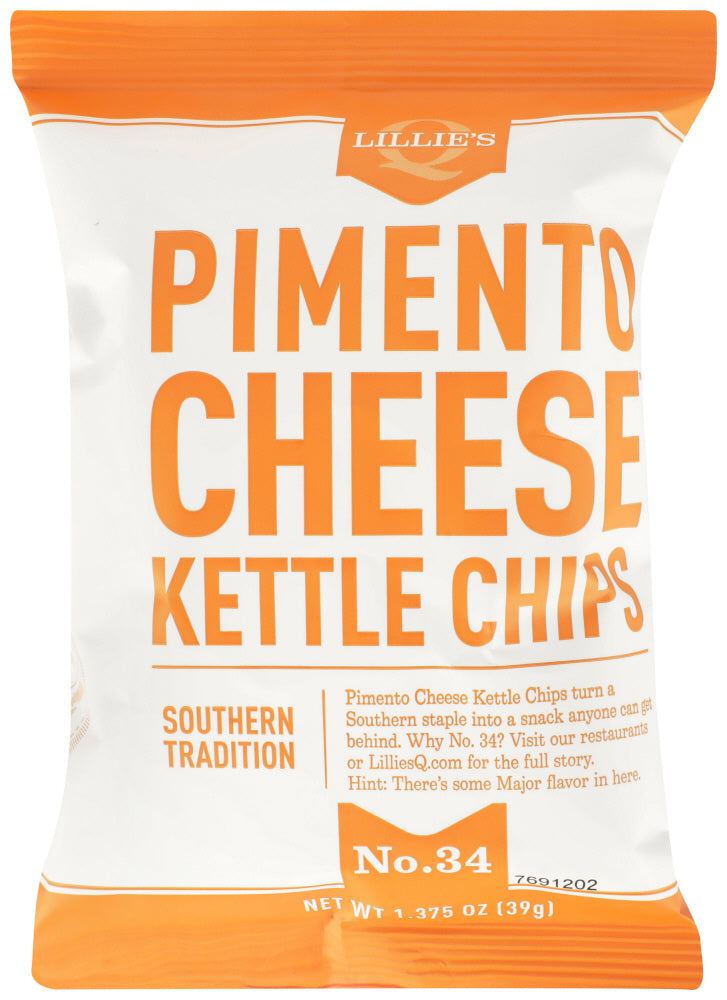 LILLIES Q: Kettles Chips Pimiento Cheese, 1.375 oz