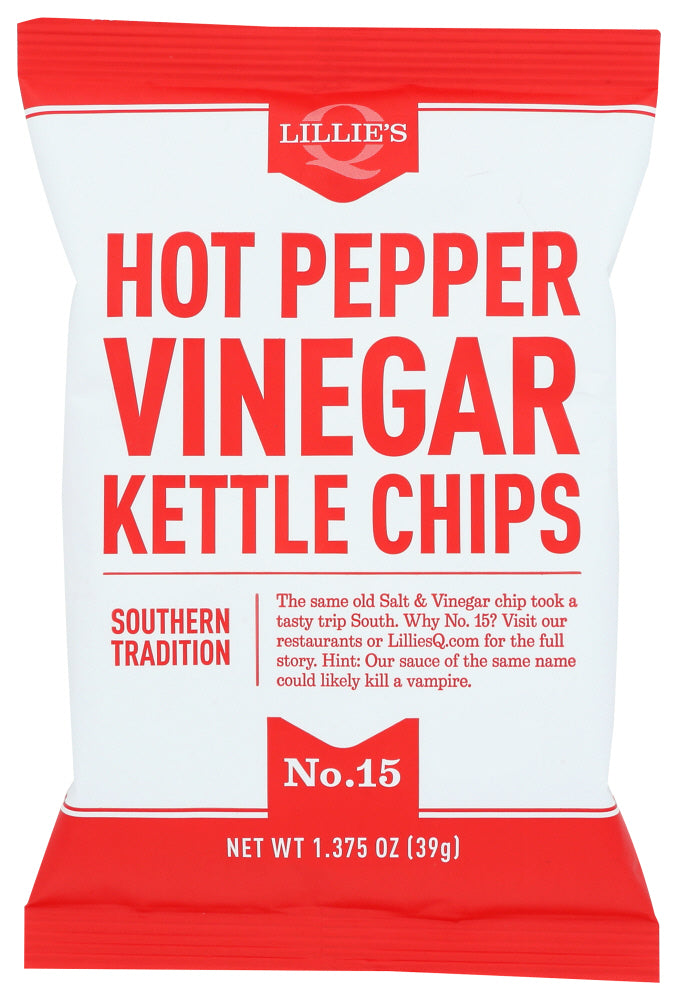 LILLIES Q: Kettles Chips Hot Pepper and Vinegar, 1.375 oz