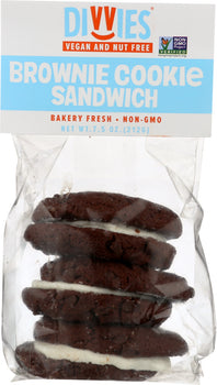 DIVVIES: Brownie Cookies Sandwich, 7.5 oz