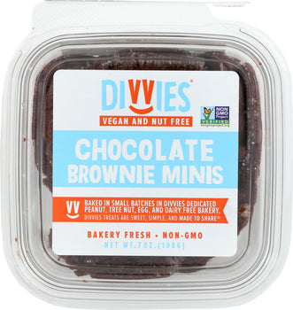 DIVVIES: Cookie Mini Brownie, 7 oz