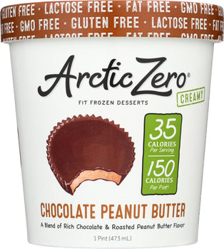 ARCTIC ZERO: Chocolate Peanut Butter Frozen Desserts, 16 oz