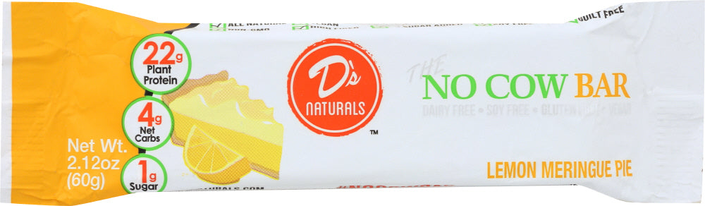 NO COW BAR: Lemon Meringue Pie Bar, 60 gm