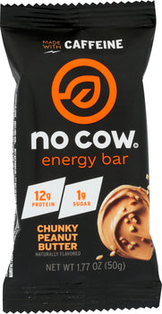 NO COW BAR: Chuncky Peanut Butter Energy Bar, 1.77 oz