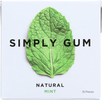 SIMPLYGUM: Gum Mint Natural, 15 pc