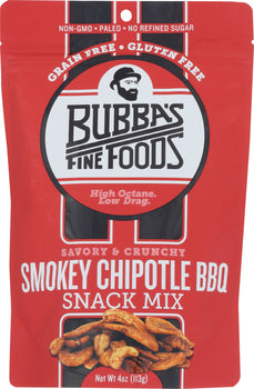 BUBBAS FINE FOODS: Mix Snack Smokey Chipotle, 4 oz