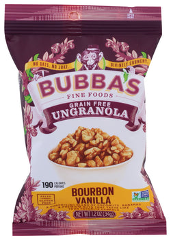 BUBBA'S FINE FOODS: Ungranola Bourbon Vanilla, 1.20 oz