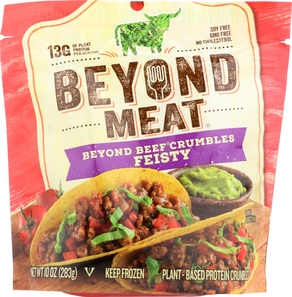 BEYOND MEAT: Meatless Beef Feisty Crumble, 10 oz