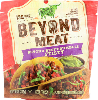 BEYOND MEAT: Meatless Beef Feisty Crumble, 10 oz