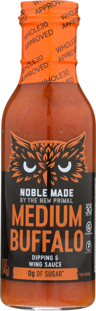 THE NEW PRIMAL: Medium Buffalo Sauce, 12 fl oz