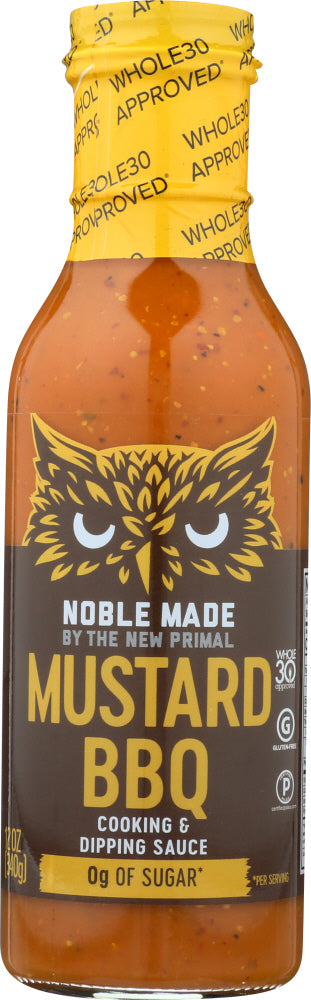 THE NEW PRIMAL: Mustard BBQ Sauce, 12 fl oz