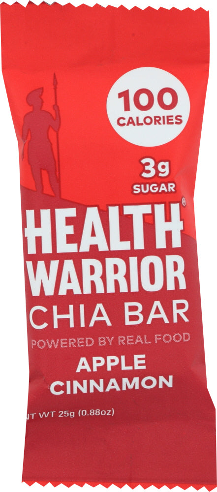 HEALTH WARRIOR: Apple Cinnamon Chia Bar, 0.88 oz