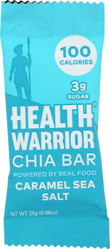 HEALTH WARRIOR: Bar Chia Caramel Sea Salt, .88 oz