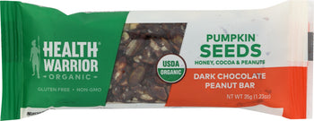 HEALTH WARRIOR: Bar Pumpkin Seed Dark Chocolate, 1.23 oz