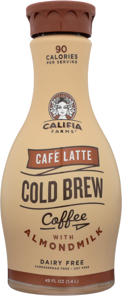 CALIFIA FARMS: Iced Coffee Cafe Latte, 48 oz