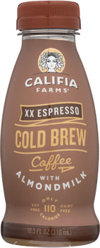 CALIFIA FARMS: XX Espresso Almond Milk Iced Coffee, 10.5 oz