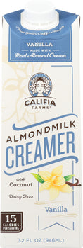 CALIFIA: Vanilla Almondmilk Coffee Creamer, 32 oz