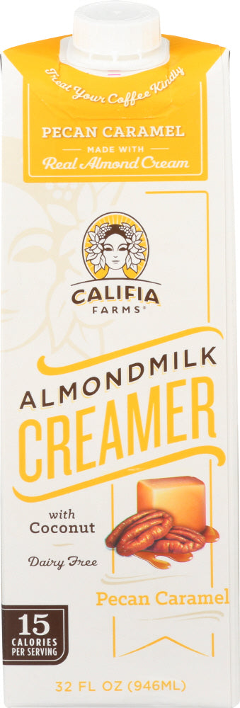 CALIFIA: Caramel Pecan Almond Milk Creamer, 32 oz