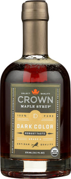 CROWN MAPLE: Dark Color Maple Syrup, 12.7 fo