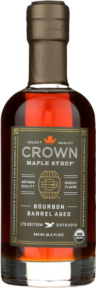 CROWN MAPLE: Maple Syrup Bourbon Barrel Aged, 8.5 fl oz