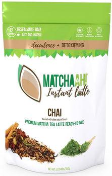 MATCHAAH: Tea Instant Matcha Latte Chai, 12.7 oz