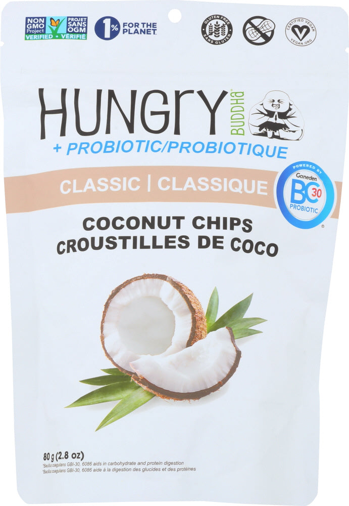 HUNGRY BUDDHA: Chip Coconut Classic Probiotic, 2.8 oz