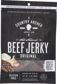 COUNTRY ARCHER: Original Jerky Beef, 3 oz