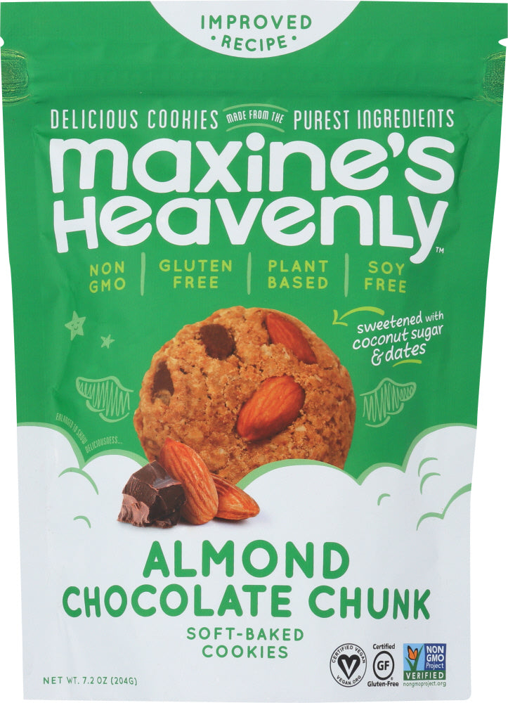 MAXINES HEAVENLY: Cookie Almond Chocolate Chunk, 7.2 oz