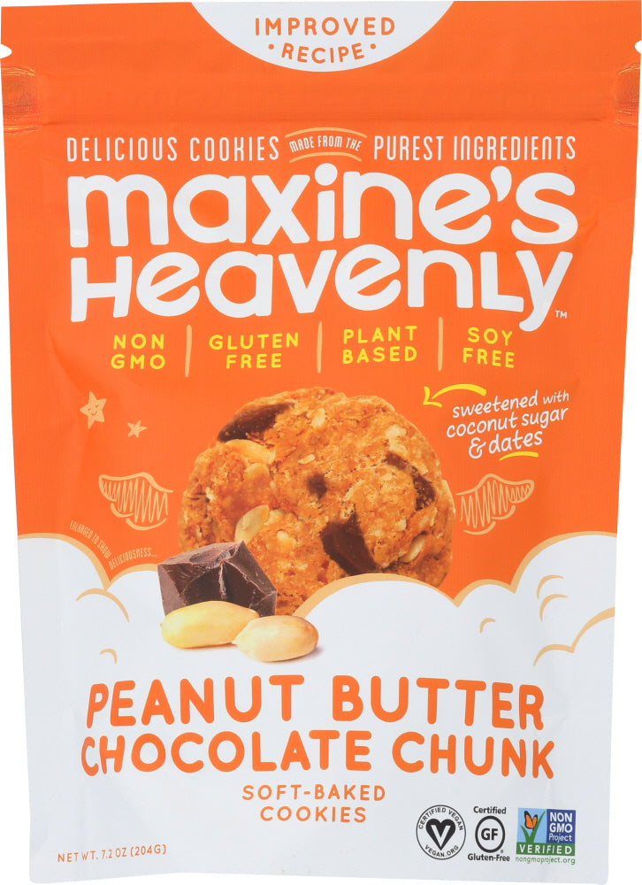 MAXINES HEAVENLY: Cookie Peanut Butter Chocolate Chunk, 7.2 oz