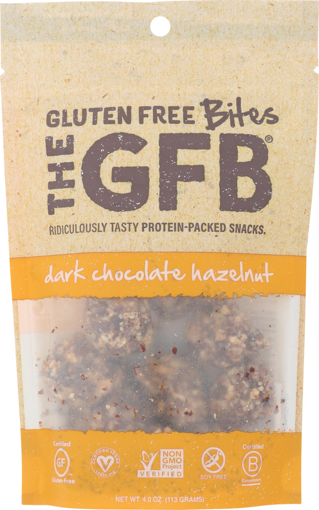 THE GFB: BITES DRK CHOC HZLNUT (4.000 OZ)