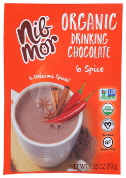 NIBMOR: Beverage Chocolate 6 Spice, 1.05 oz