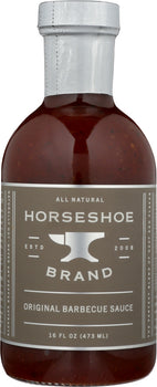 HORSESHOE BRAND: Original Barbecue Sauce, 16 fo