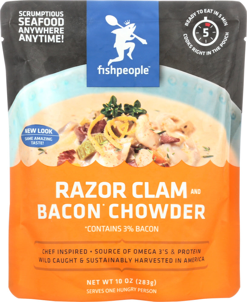 FISHPEOPLE: Clam & Bacon Chowder, 10 oz