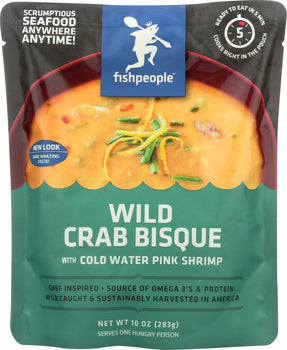 FISHPEOPLE: Wild Crab Bisque & Pink Shrimp, 10 oz