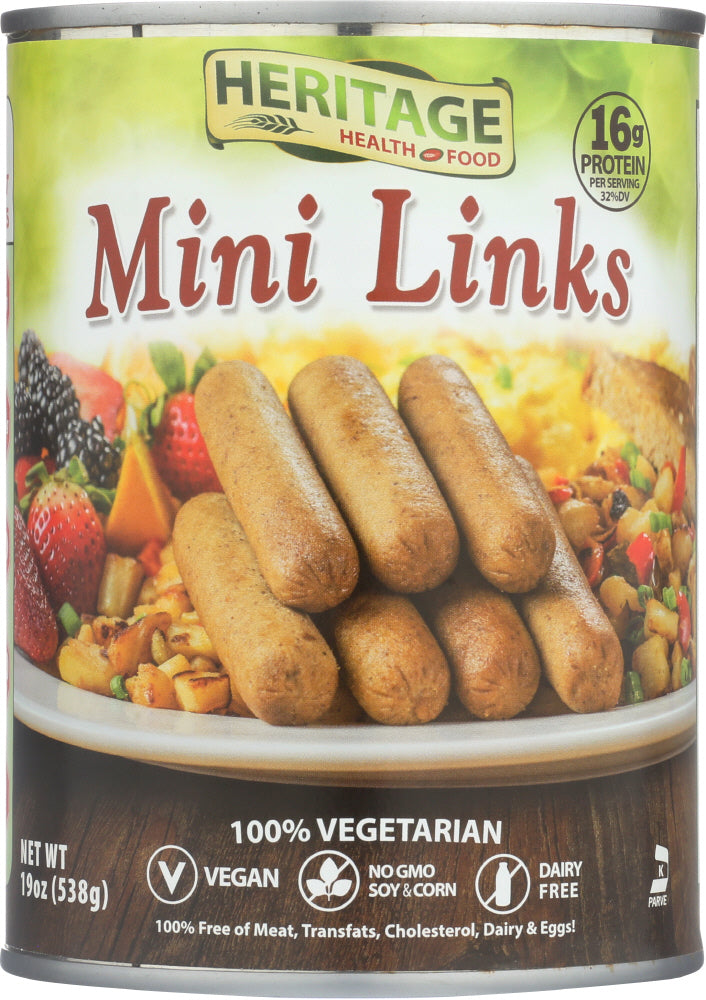 HERITAGE HEALTH: Mini Link Vegan Breakfast, 19 oz