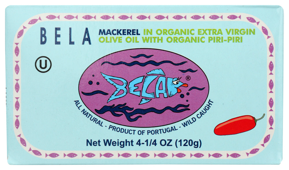 BELA: Mackerel Piri Piri, 4.25 oz