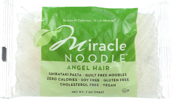 MIRACLE NOODLE: Angel Hair Shirataki Pasta, 7 oz