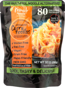 MIRACLE NOODLE: Ready-to-Eat Japanese Curry Noodles, 280 gm