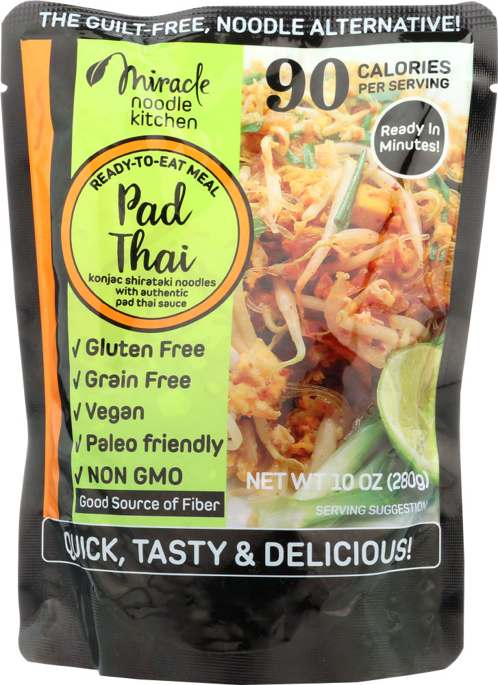 MIRACLE NOODLE: Ready-to-Eat Meal Pad Thai, 10 oz