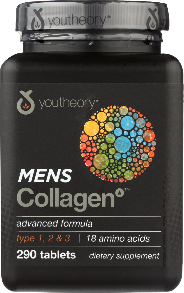 YOUTHEORY: Mens Collagen Advanced Formula, 290 tb